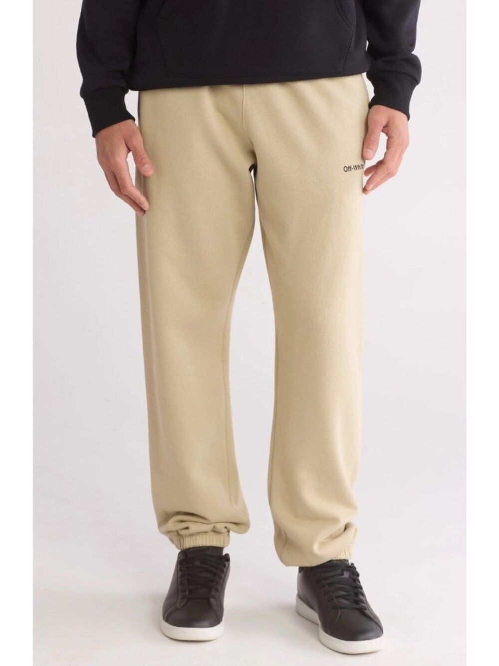 Off-White Men's Caravag Caravaggio Diag Slim Cotton Joggers Sweatpants Pants - M